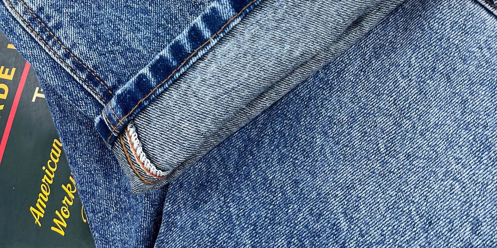 14oz Heavy loose straight jeans men's autumn American casual Japanese trousers