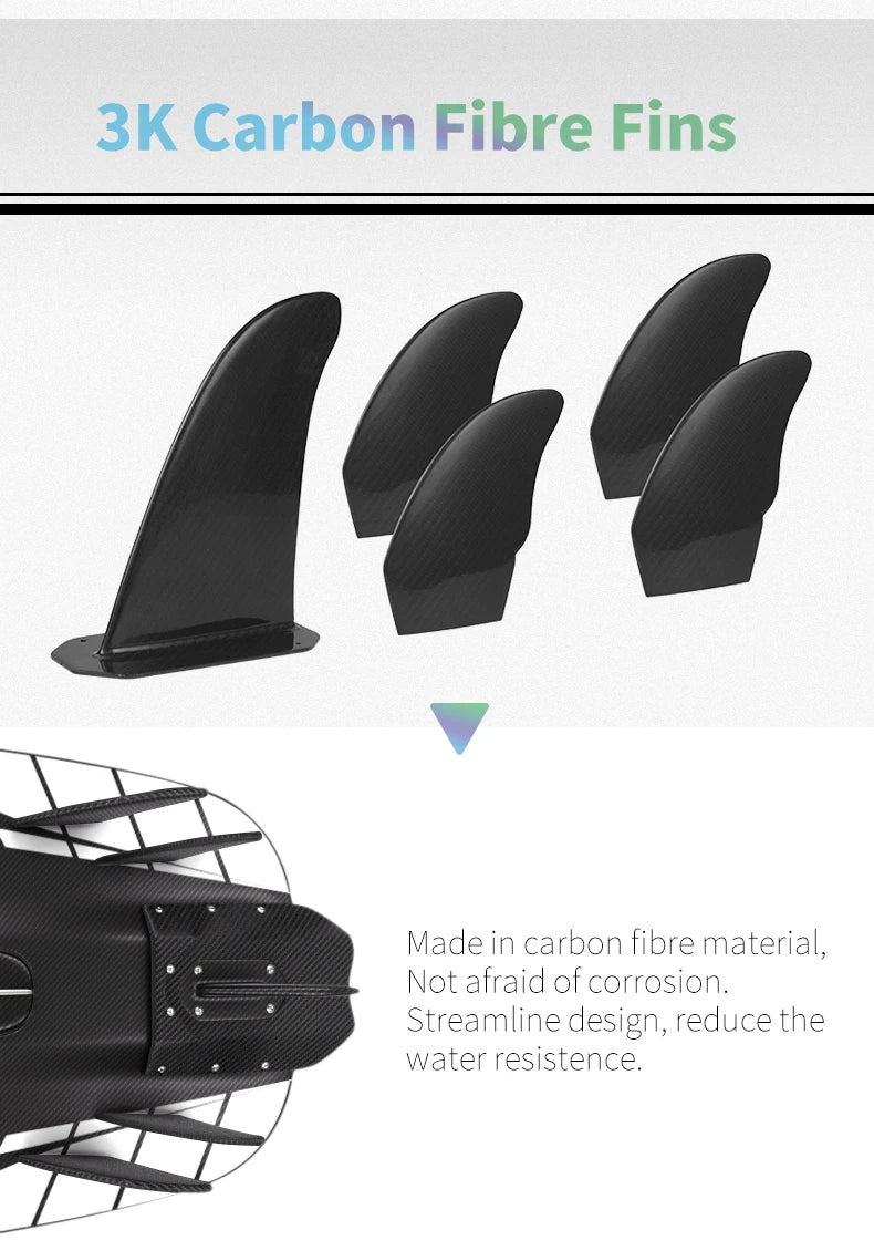 Full Carbon Fiber Jet Surfboards Fuel-powered surfboard 109cc Electric Power Water Surfboards