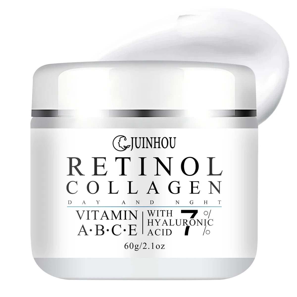 JUINHOU Collagen Moisturizing Cream Contains Vitamins A B C E Visibly Brighten and Smooth the Look of Uneven Vomplexion