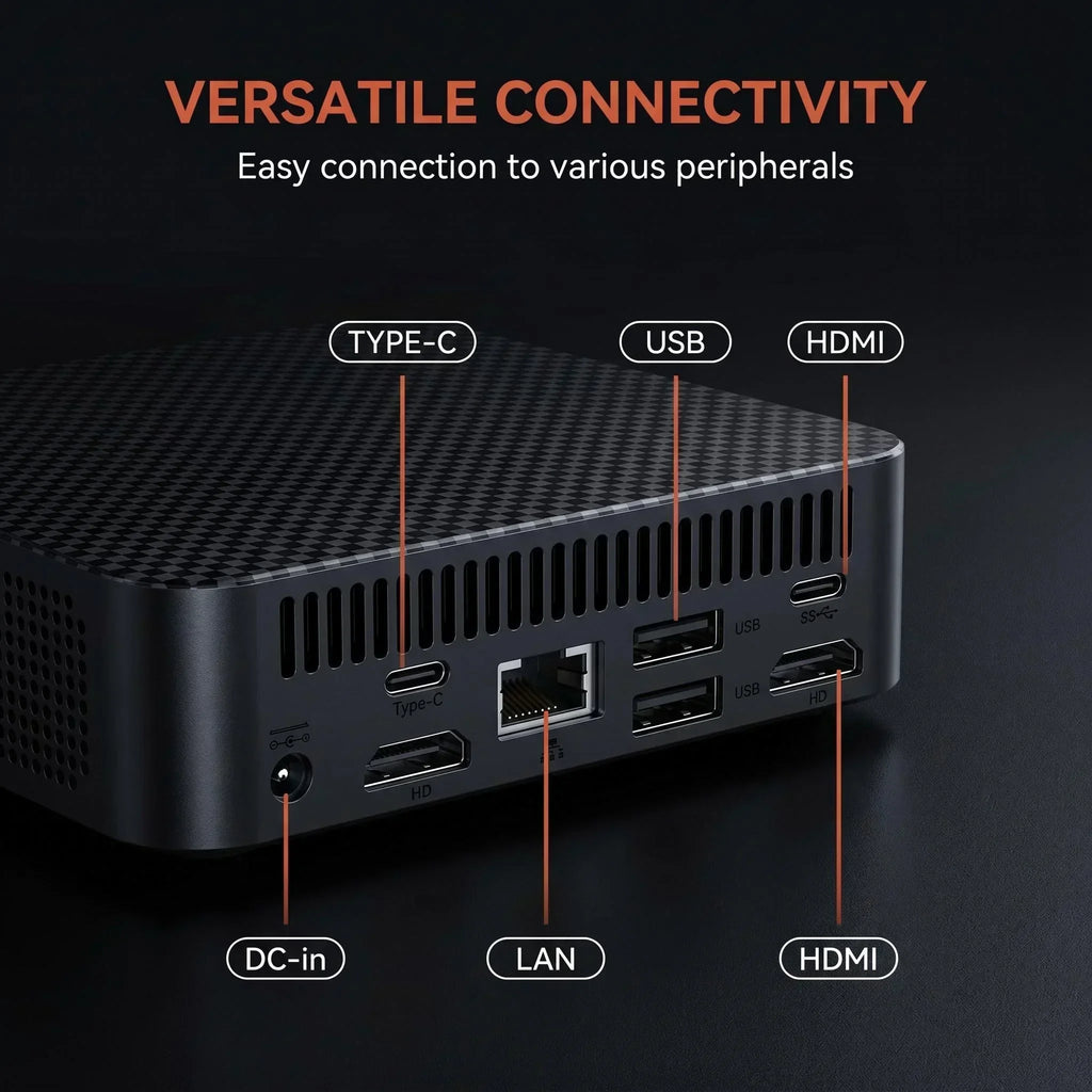 Intel Core i9-10980HK 16GB RAM 1TB/2TB SSD WiFi6 Mini PC Portable 2026 New for Gaming, Office and Desktop Computing