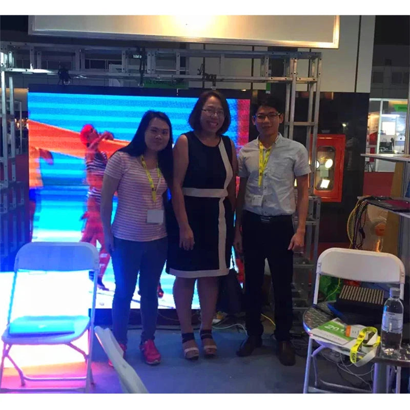 Lecede P2.6 P3.91 P4.8 Movable Indoor Outdoor Stage Background LED Screen Display Curved Rental LED Screen Digital Poster ODMHig