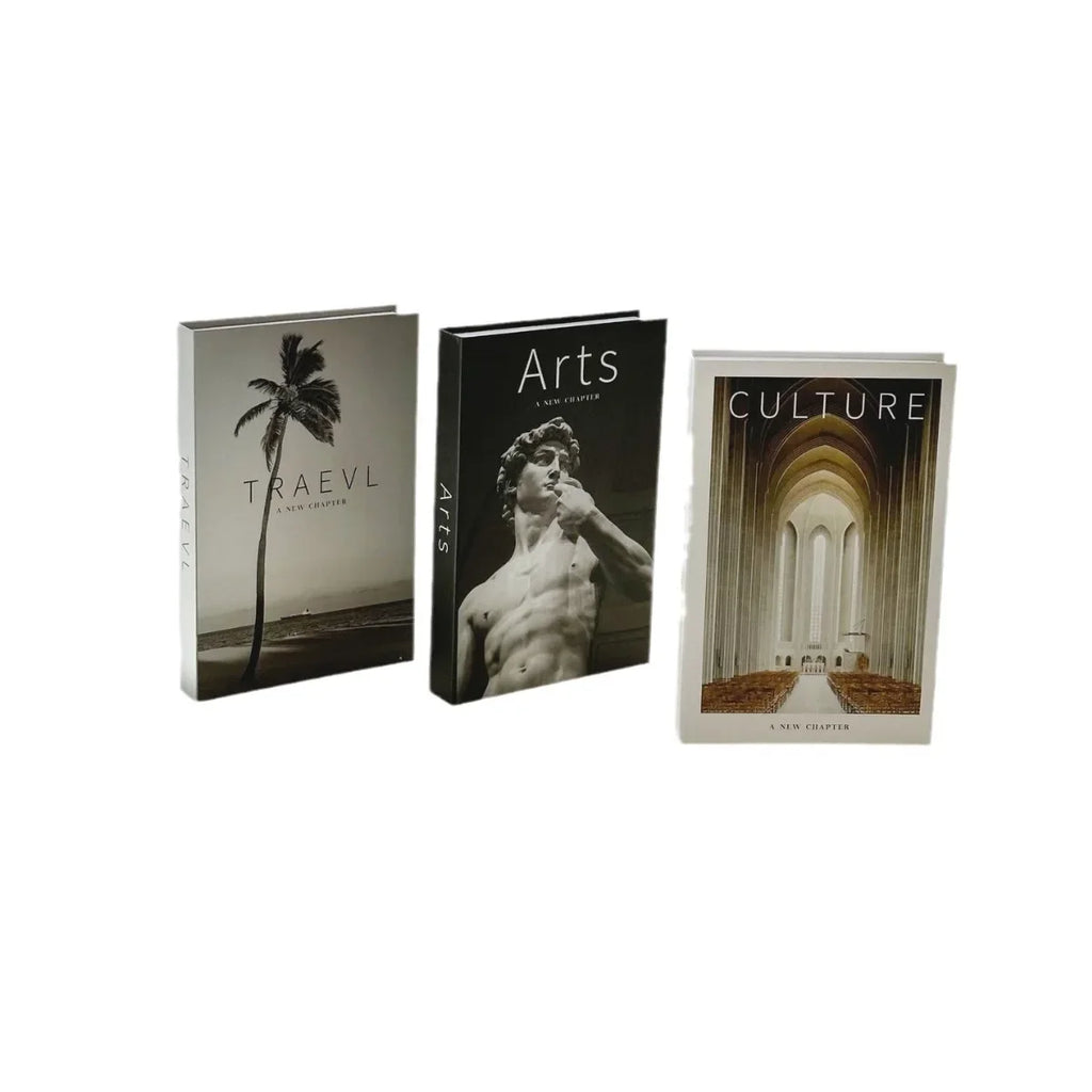 Minimalist Modern Decorative Fake Books Props for Living Home Decoration Modern Room Office Coffee Table Aesthetics Ornaments