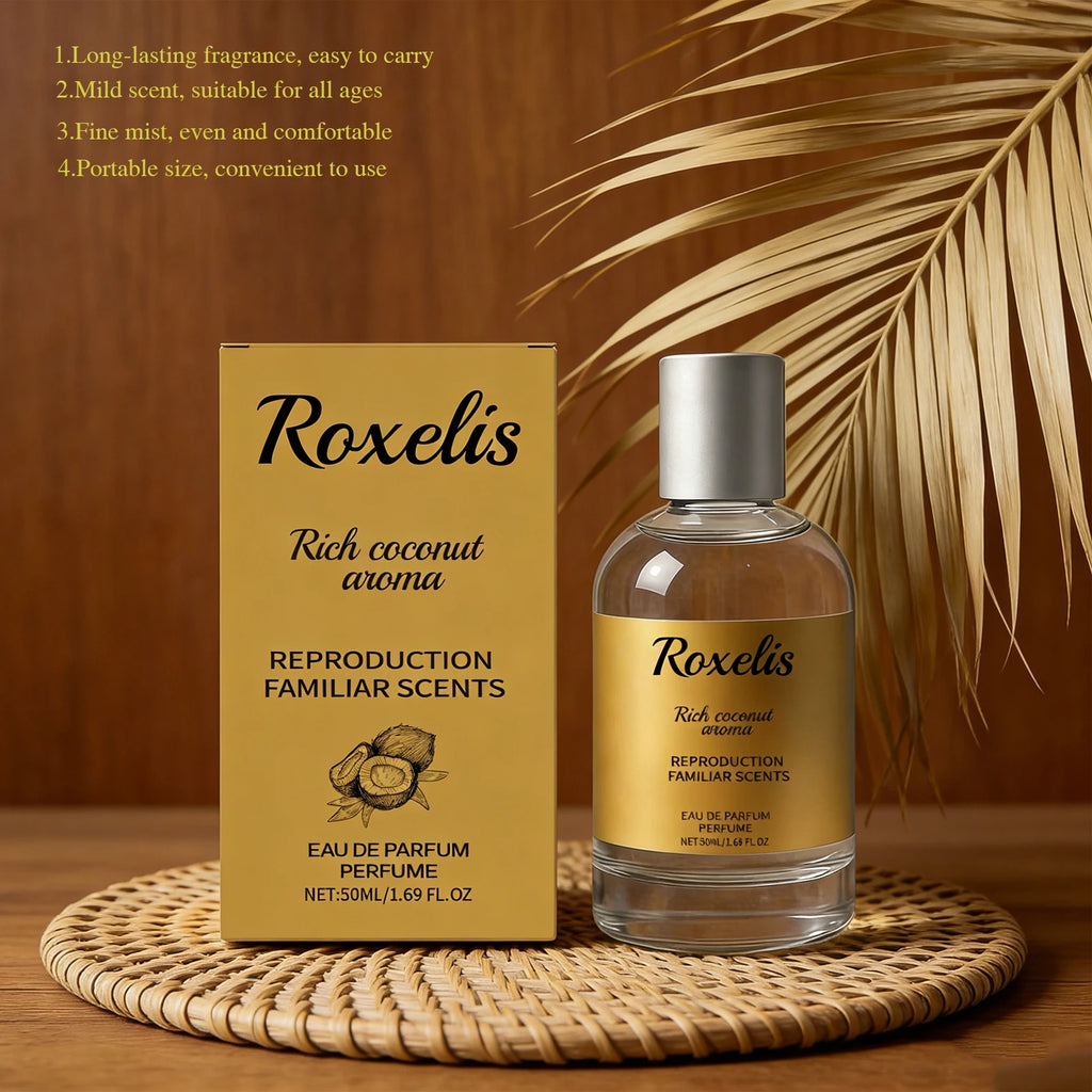 ROXELIS 50ml Fragrance Spray for Women Elegant Sweet Natural Scent Long Lasting Fragrance Portable for Daily Commute Dating