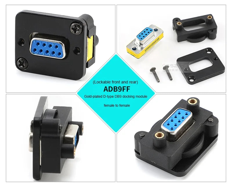 D-type Multifunctional Data Module 86 Panel audio video socket XLR VGA BNC RJ45 RJ11 Jack 3.5/6.35 RCA USB3.0 TypeC Connector