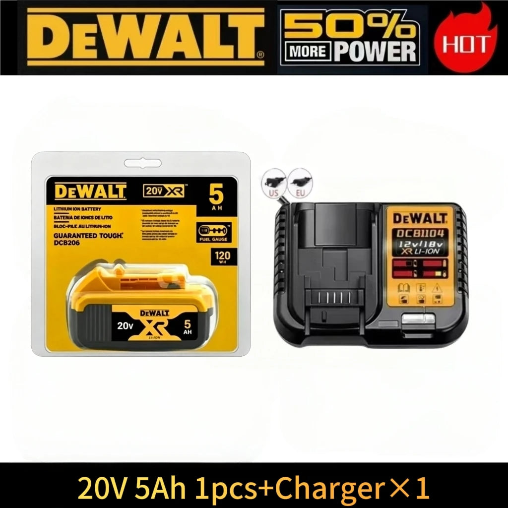 Original DeWalt 6.0Ah/5.0Ah 20V Battery Replaceable DCB184 DCB200 DCF892 DCF845 DCF850 DCF911 DCD800 DCD805 Tools Battery