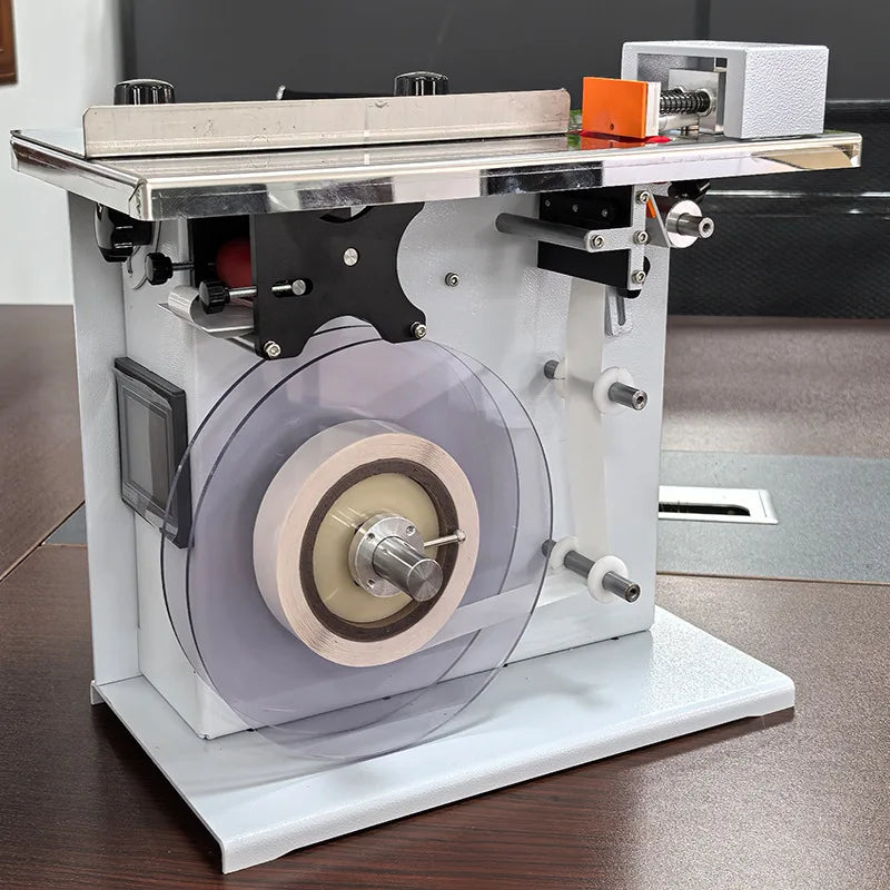 Semi-automatic Sealing and Labeling Machine for Color Boxes Anti-counterfeiting Round and square Labels