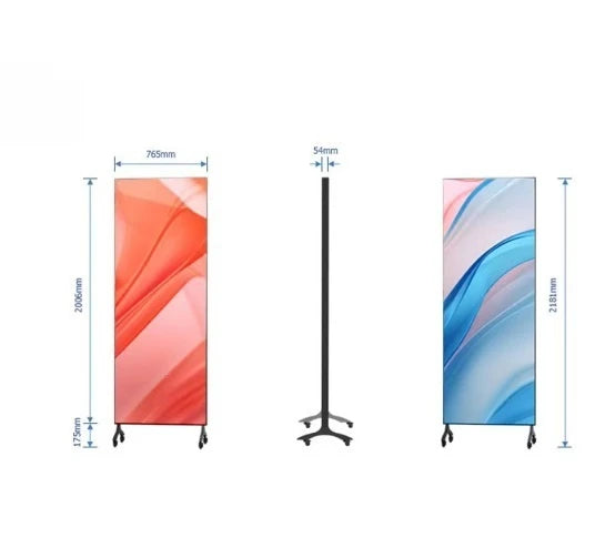 Poster Display Screen Double-faced Digital Sign Video Wall for Shopping Mall Advertising Indoor Module Mobile Panel