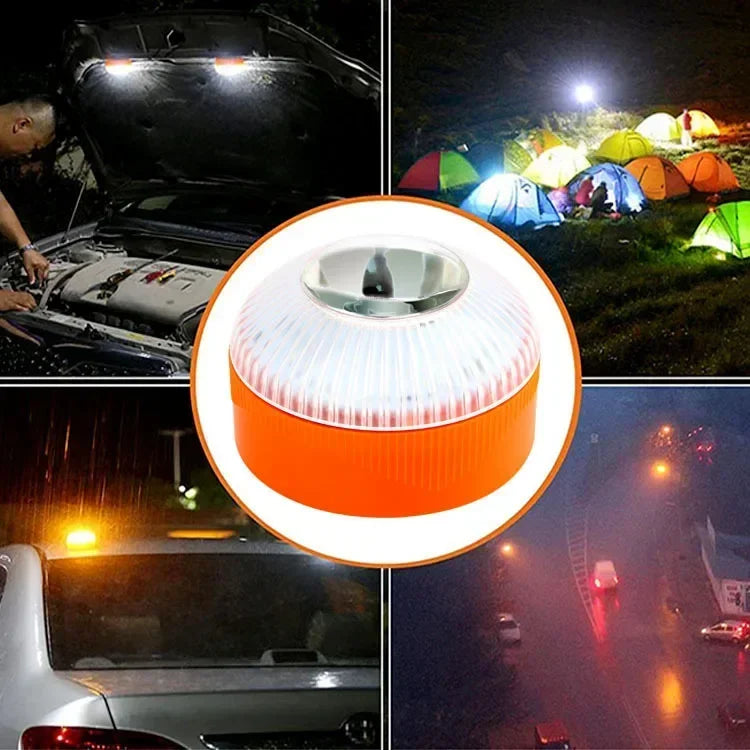 V16 LED Automotive Emergency Light Explosion Proof Flashlight Magnetic Induction Flashlight Safety Accessories