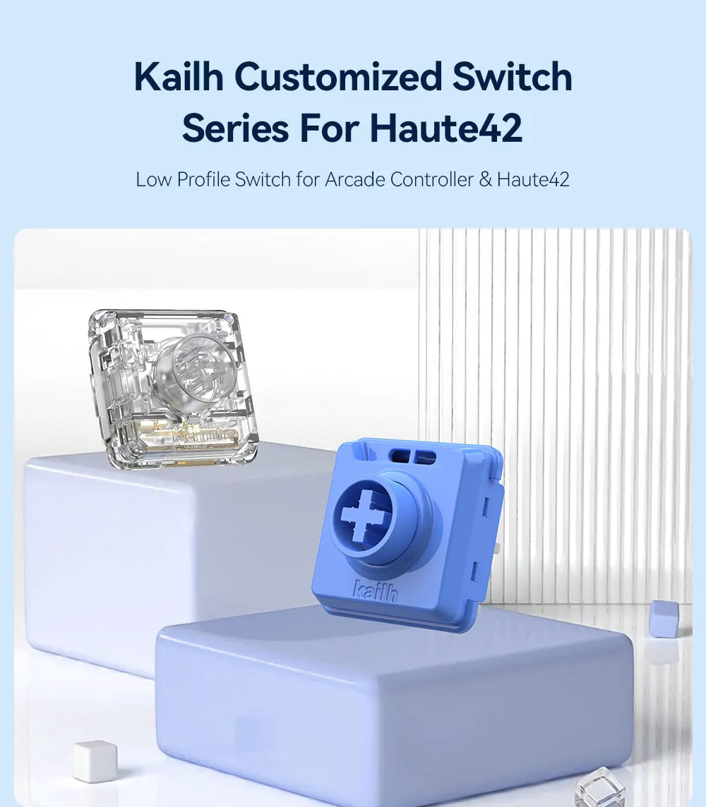Haute42 Kailh Customized Low Profile Crystal Switch For Hitbox Controller Low Profile Wind Engine Switch For Mechanical Keyboard
