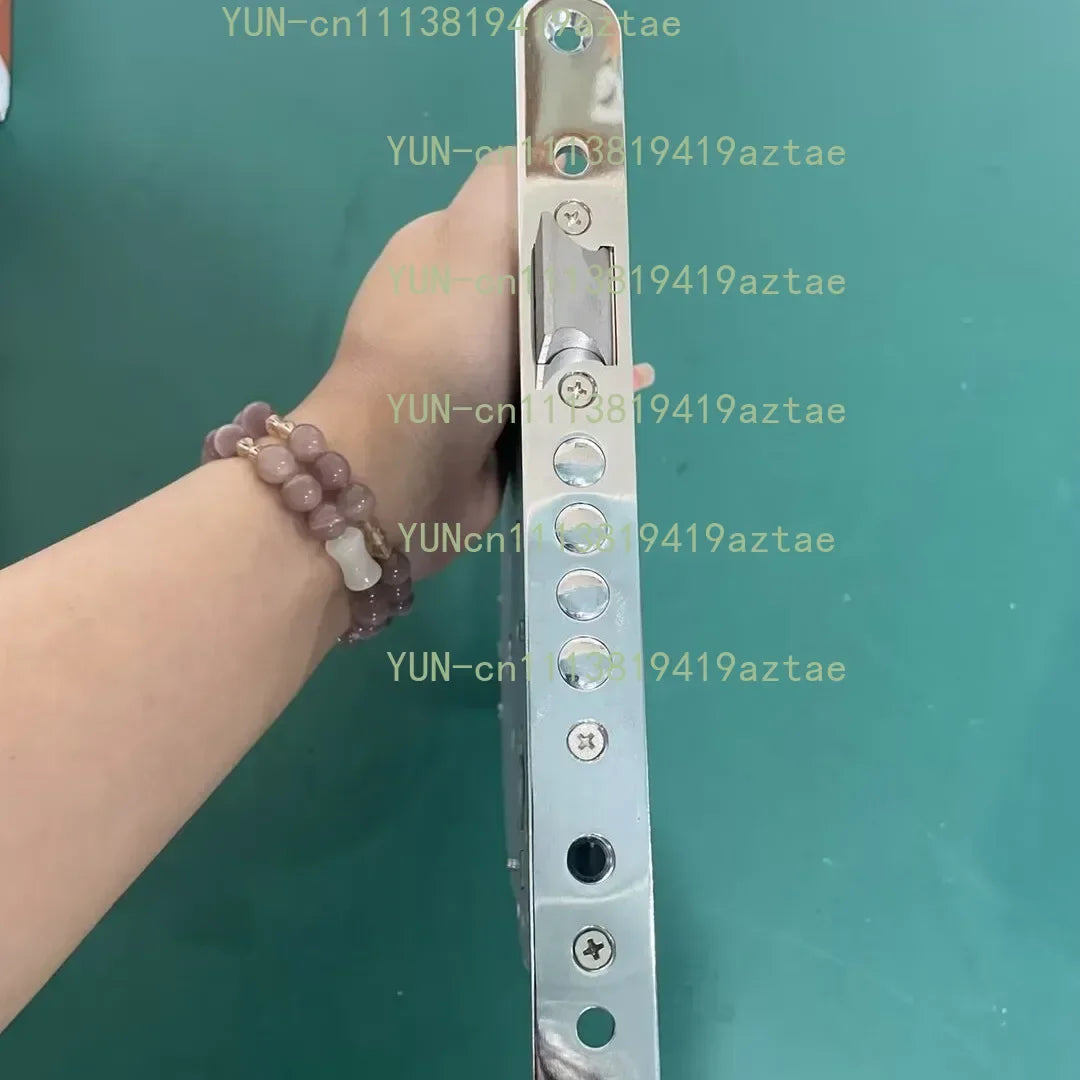 Smart Automatic Israeli 6590 Mortise Lock Body Round Head Square Bolt Replacement for Old Security Door Fingerprint Lock