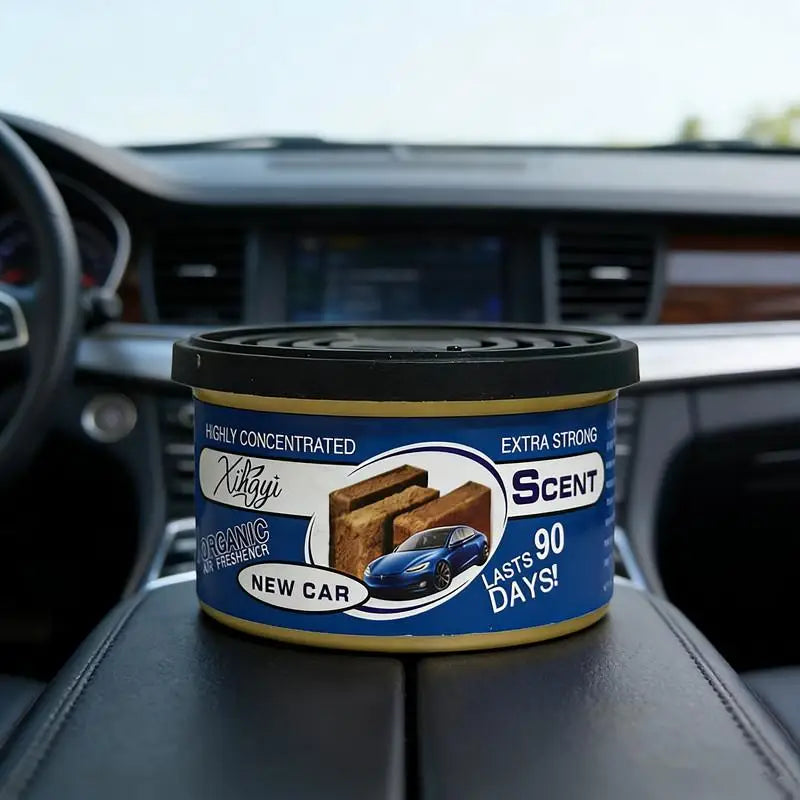 Car Air Fresheners Perfume Car Odor Eliminator Canned Wood Block Long-Lasting Auto Aromatherapy Home Wardrobe Deodorant Supplies