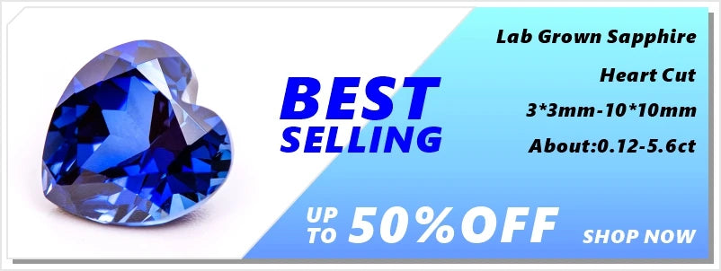 ABCLab Grown Sapphire Royal Blue Color Multiple Cuts Available Gems For Jewelry Setting&Custom Design Selectable Certificate