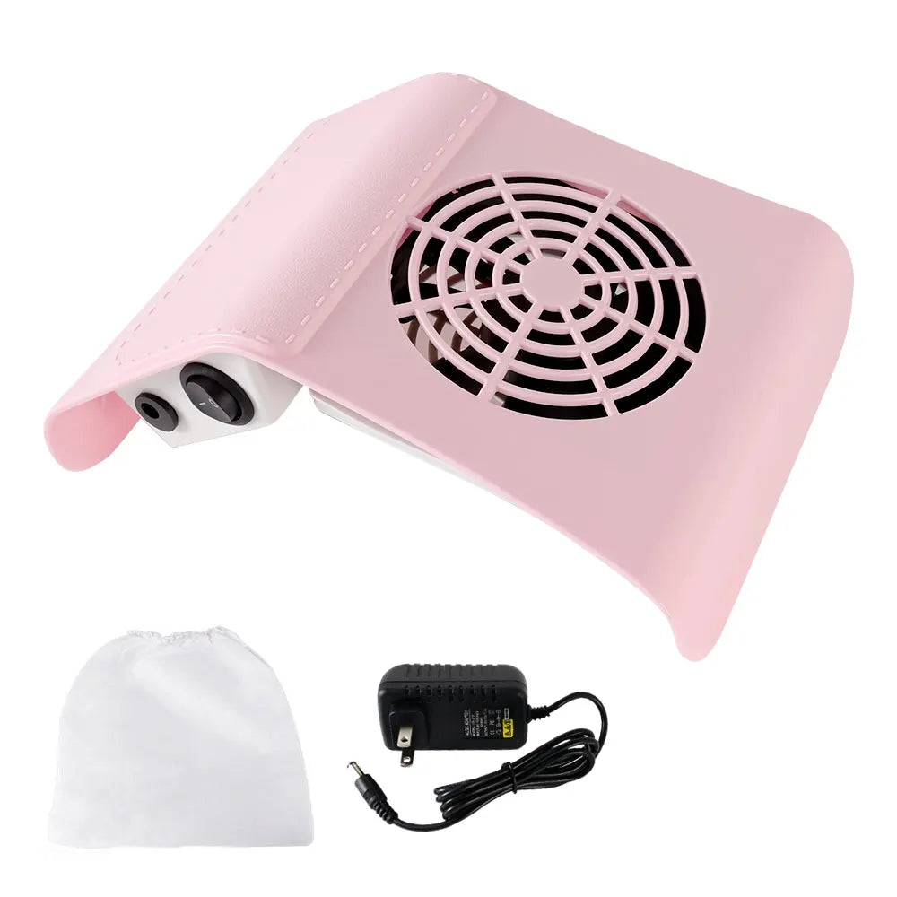 Nail Vacuum Cleaner Manicure Machine Tools Strong Power Nail Dust Collector With Remove Filter Nails Extractor Fan Nail Art Tool
