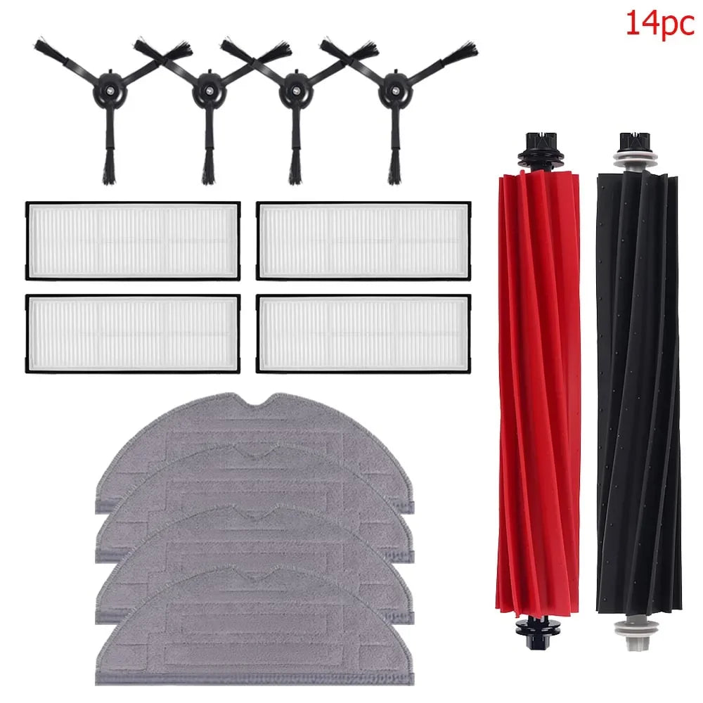 Compatible For Roborock S8 S8 Pro Ultra S8+ Robot Vacuum Cleaner Main Brush Side Brush HEPA Filter Mop Cloths Dust Bags Parts
