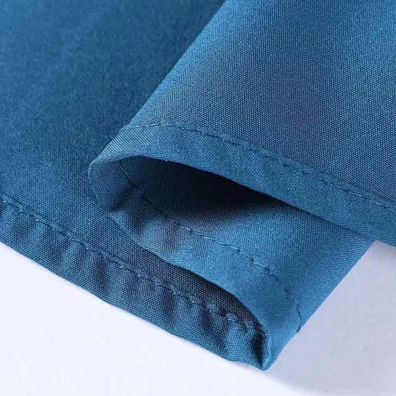 Men's Business Casual Long Sleeve Shirt Solid Color Wrinkle Resistant Comfortable All-Season Versatile Solid Color Top