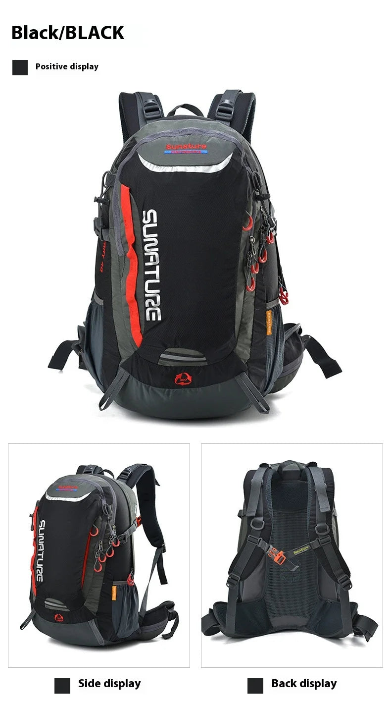 Travel Hiking Backpack 40L Trekking Bag Men Women Durable Outdoor Sports Daypack for Climbing Mountaineering Fishing Bicycle