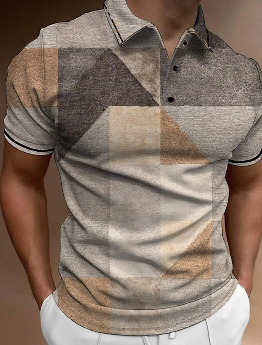 Fashion Men's Button Polo Shirts Casual Summer Short Sleeve Men Male Polo Tee Shirt Men Tops Street Mans Golf Clothing Clothes