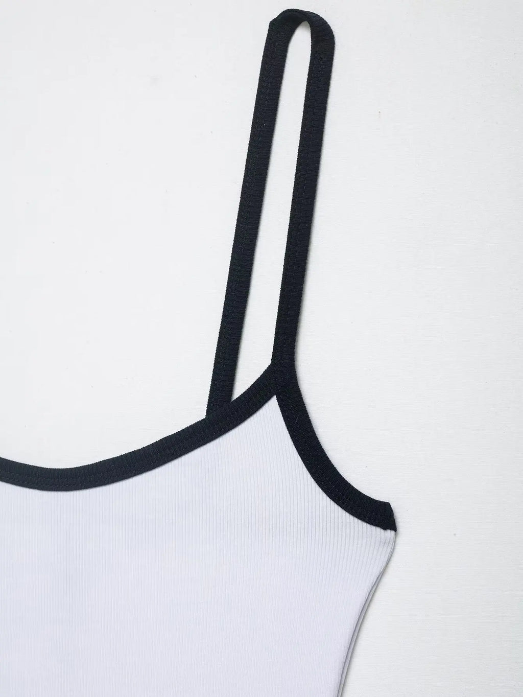 Women's Jumpsuit 2026 Summer New Cute Hot Girl Style Fashion Round Neck Color-Blocked Piping Straps Cotton Blend Fabric
