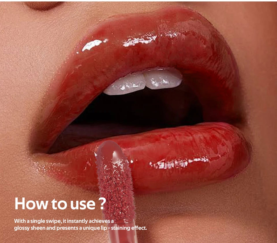 Lip IV Glossy Hydrating Lip Stain Instant Shine Long Lasting Moisture Nourishes Soothes Dry Lips Suitable For All Skin Makeup