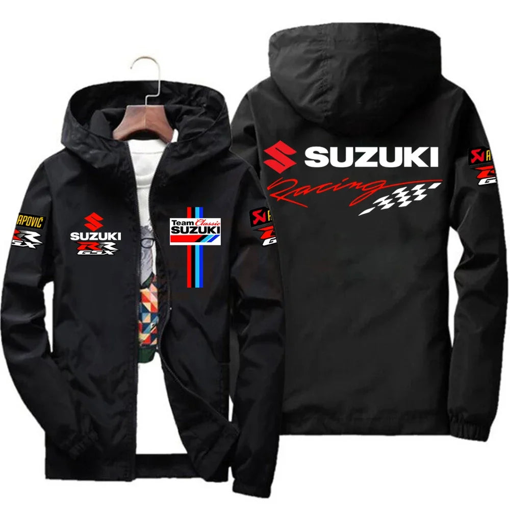 2026 Suzuki Motorcycle New Spring and Autumn Jacket Men's Windproof Jacket Casual Fashion Sports Outdoor Cycling Jacket