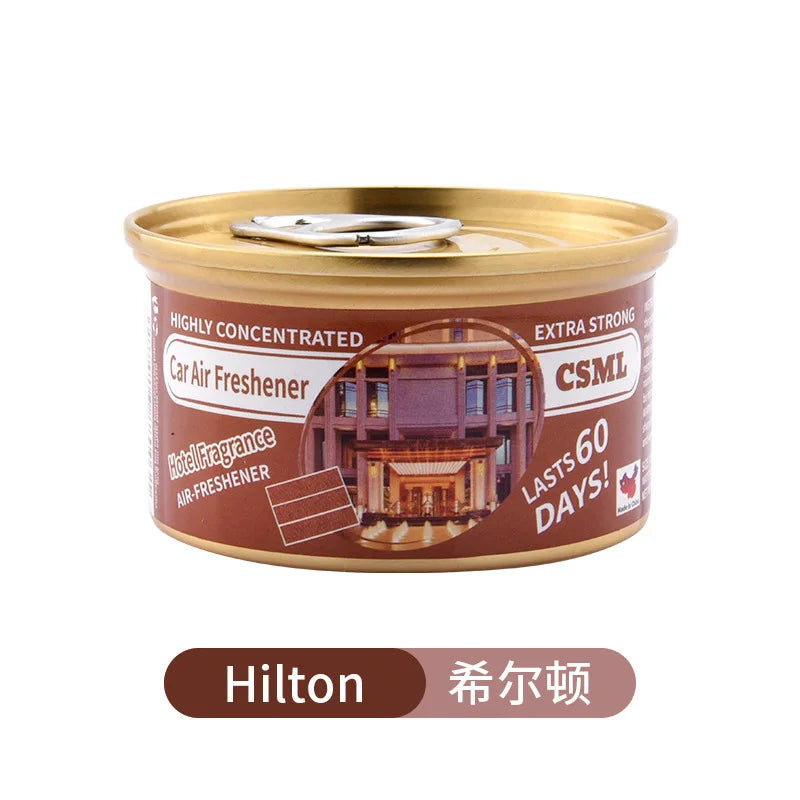 Best-selling Wooden Block Canned Car Aromatherapy Fragrance Paste Deodorizing Air Freshener High-end Solid Perfume