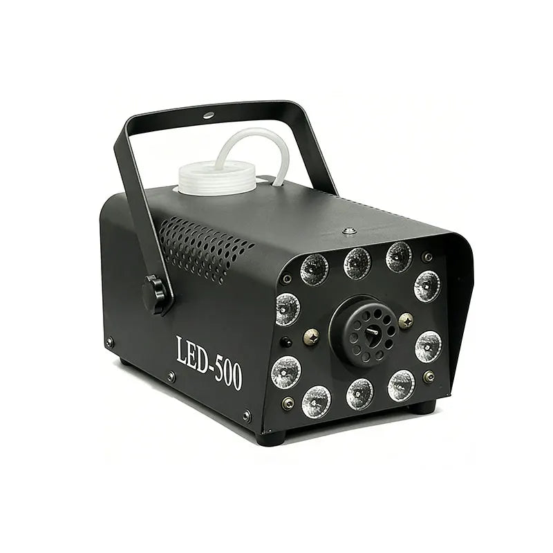 Smoke Machine 500W 10LED Wired Wireless Remote Stage Lighting Professional Fog Machine for Wedding Christmas Birthday Party