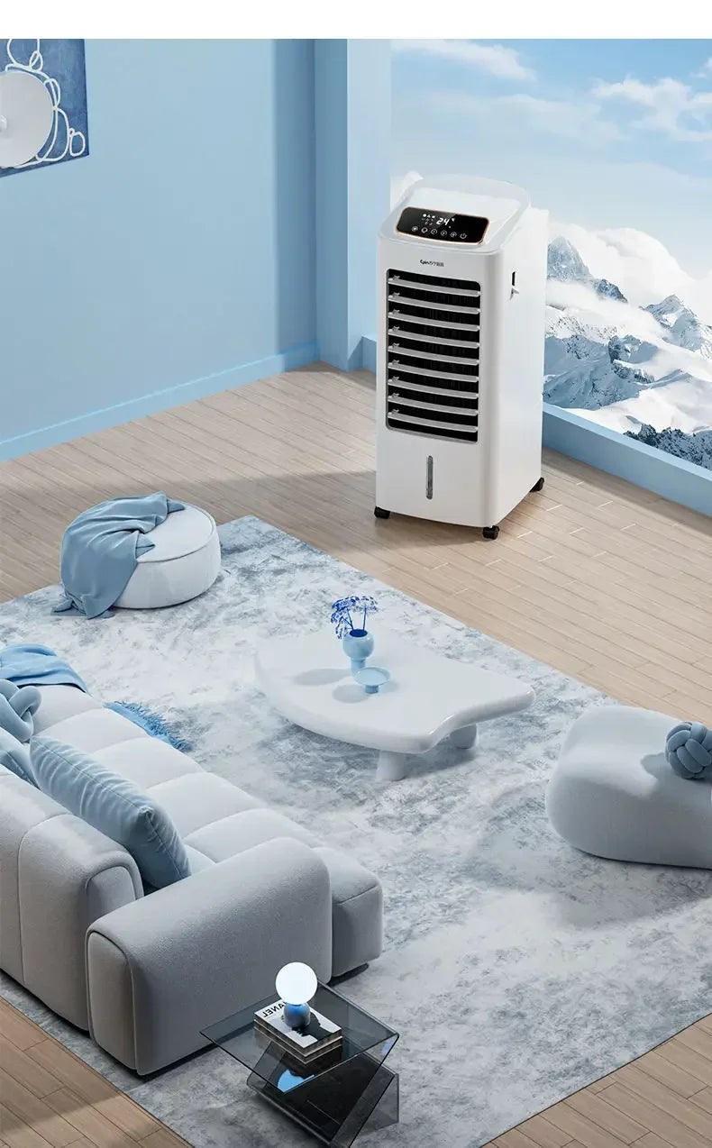 Portable Powerful Cooler: Cooling and Heating Dual-Use. For Home, Office, Dormitory. mini air conditioner