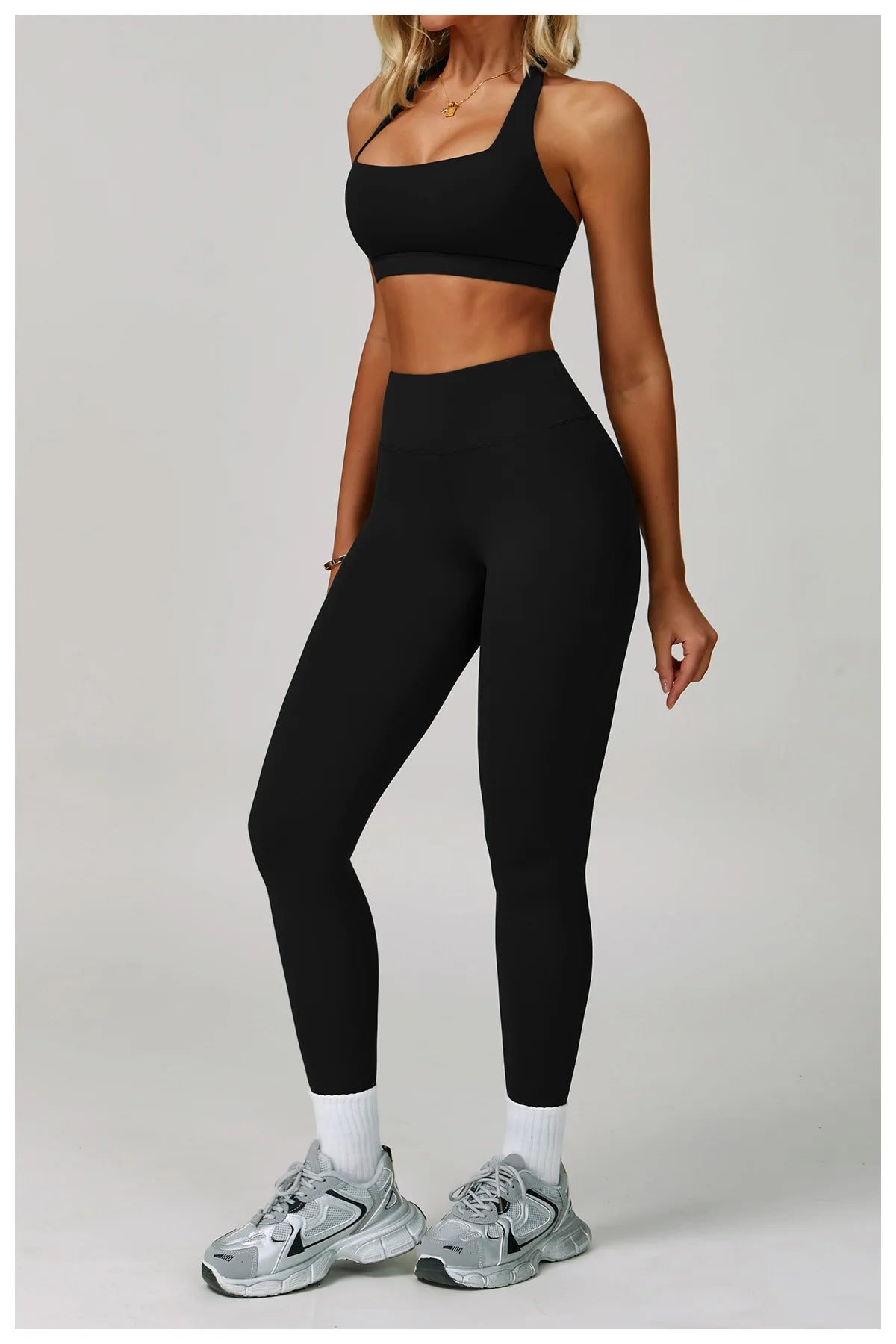 2Pcs Sets Women's Tracksuit Fitness Clothes Yoga Sets Sportswear Workout Bra High Waist Leggings Set Gym Clothing Sports Suits