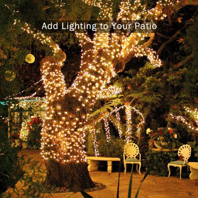100Led Solar String Light Fairy Garden Waterproof Outdoor Lamp 3V Garland For Holiday/Party/Birthday Home Decoration