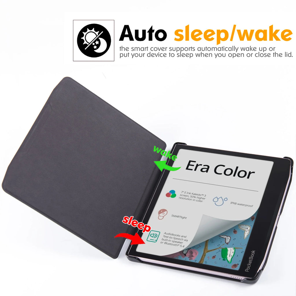 for Pocketbook Era / Era Color / Era Lite Case with Auto Sleep/Wake,Premium PU Leather Slim Lightweight Cover