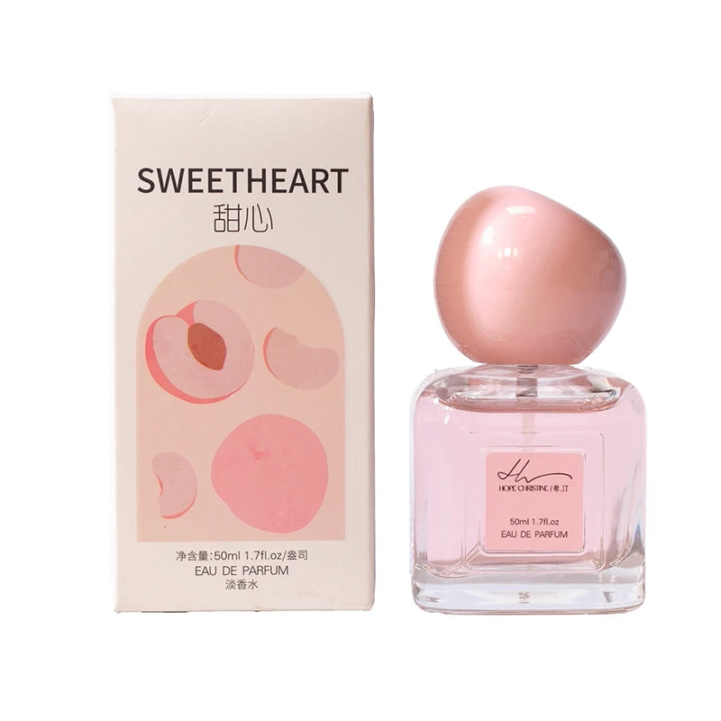 HOPE CHRISTINE Peach Perfume Eau De Parfum for Women 50ML Long-Lasting, Elegant Gift for Birthday & Valentine's Day