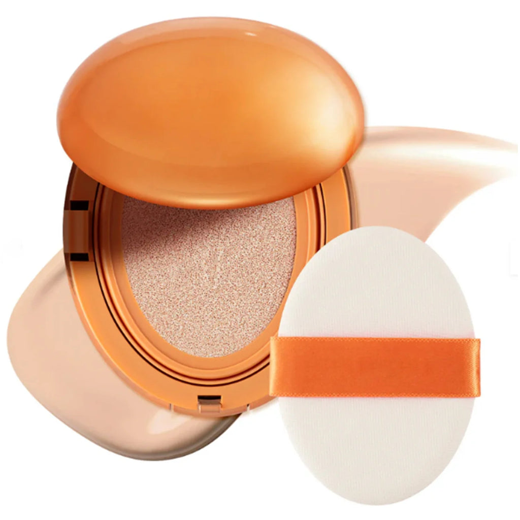 Matte Air Cushion Foundation Full Coverage - Waterproof Poreless Smooth Base Cream Long-lasting Cosmetics