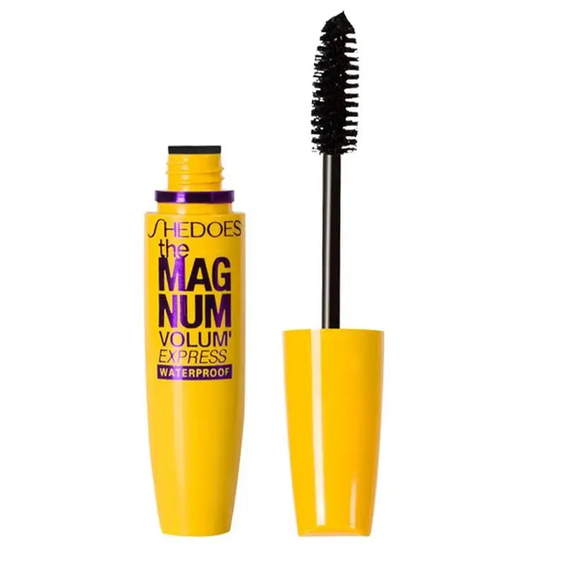4D Black Mascara Thickening,Lengthening,Curling,Waterproof Liquid Fiber Mascara Long-Lasting Natural Eyelash Enhance Cosmetics