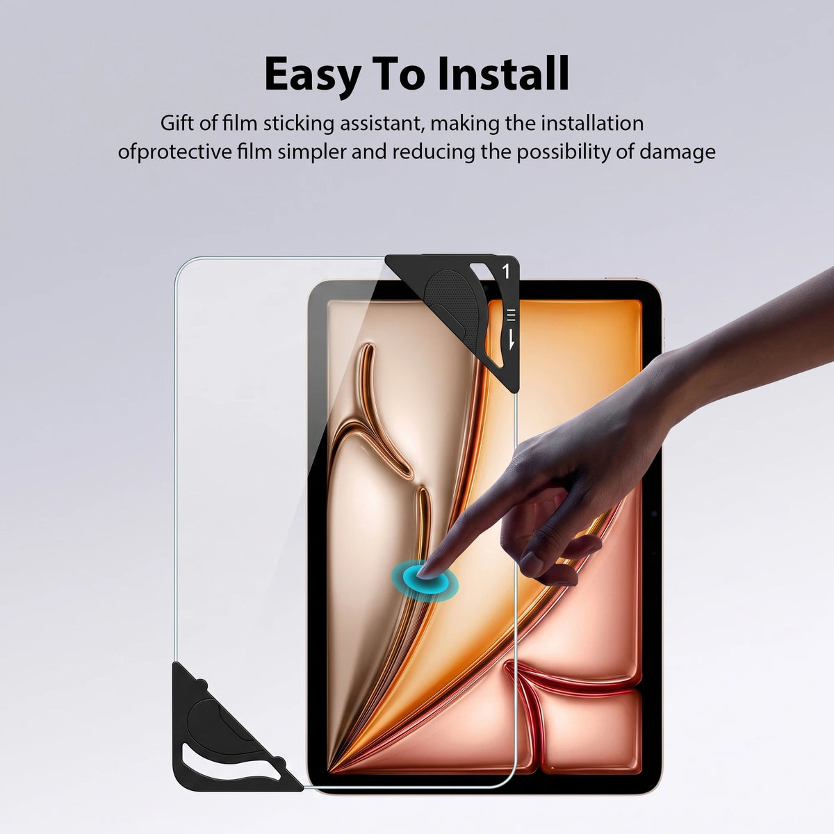 tempered glass for ipad air 11 m4 m3 m2 5 4 pro 13 m5 12.9 screen protector 11th a16 10 9 9th 10th gen mini 7 6 Protective Film