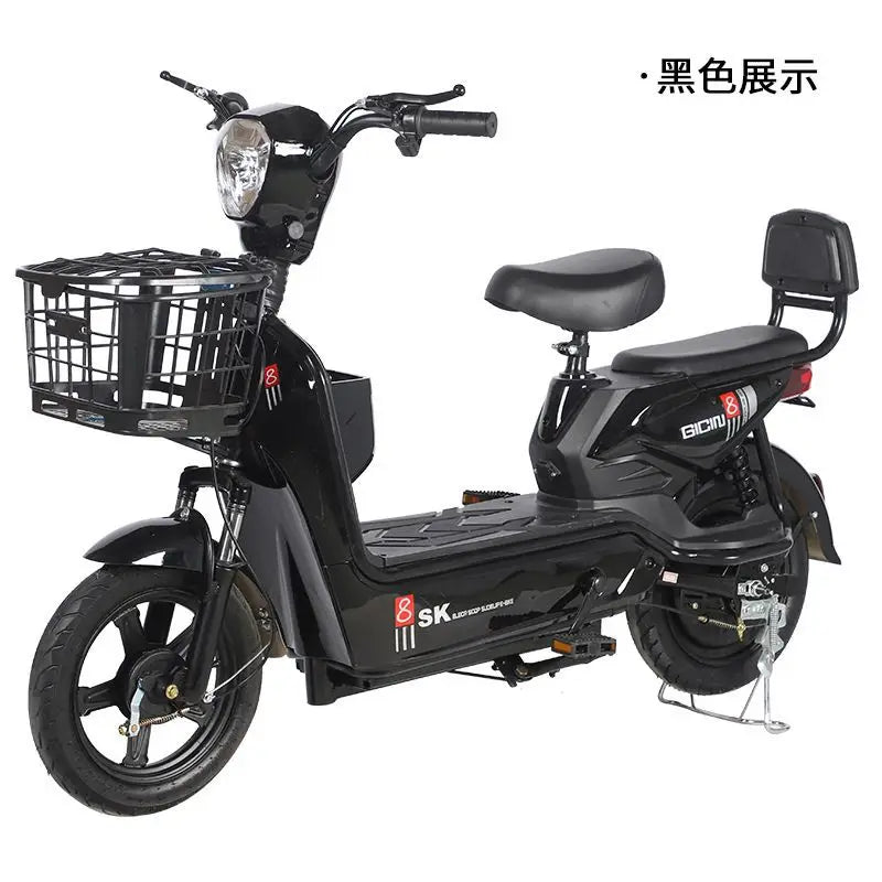 48V two wheel electric scooter adult daily commuter battery powered e bike