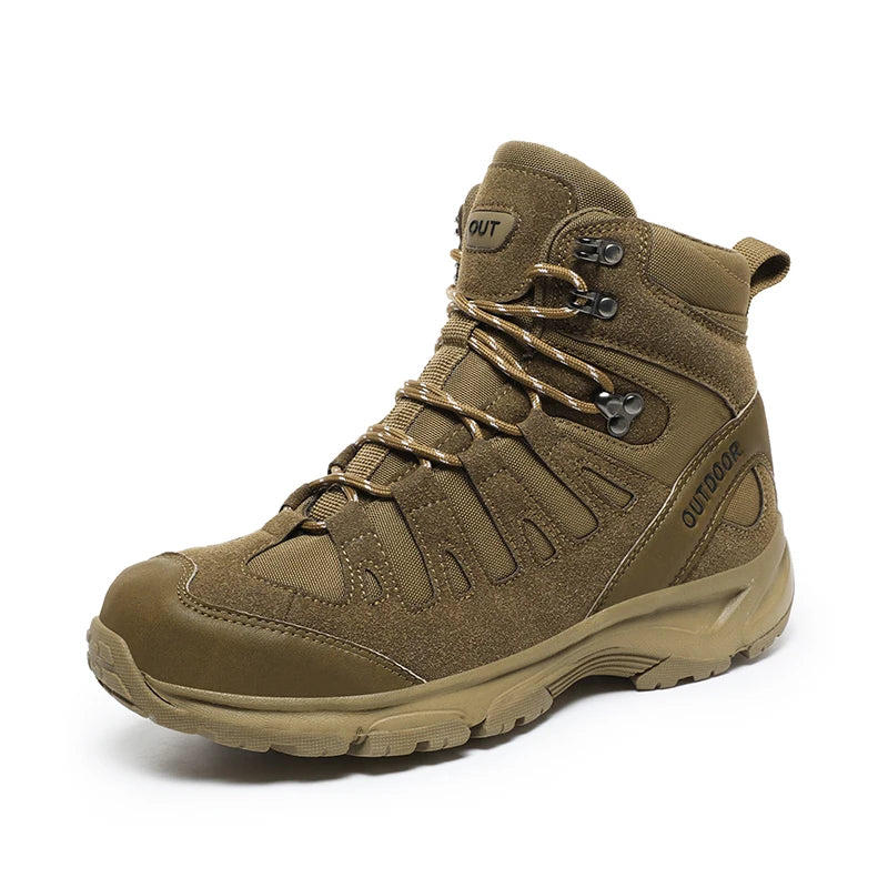 Outdoor Hiking Boots Men Shoes Anti-slip Wear-resistant Thick-soled Sports Shoes Men Breathable Comfortable Casual Shoes Men