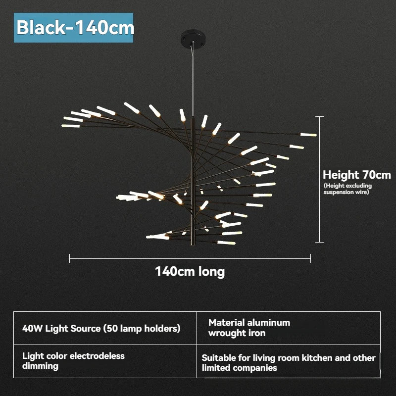 Modern LED Ceiling Pendant Light-modern Dimmable Lighting for Living Room, Kitchen, and Luxury Room Decoration