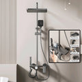Modern Various Bathroom Shower Set Wall Mounted Aluminum Rainfall Shower Faucet Set Bathtub Showers Full Kit