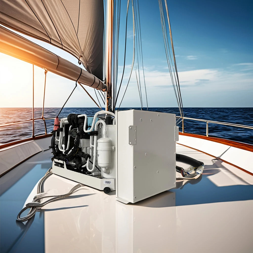9000BTU Self-Contained AC Marine Air Conditioner Heating Cooling System For Boats