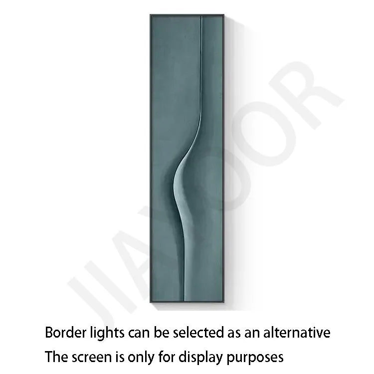 Modern Light Luxury Corridor Hanging Painting Interior Entrance Decoration  Simple Abstract Long Strip Vertical LED Wall Lamp