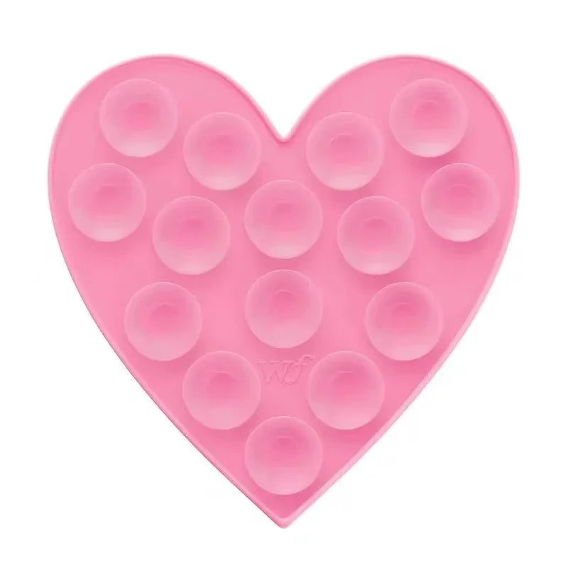 Wildflower Love sucker sucking disc strawberry Phone Case for iPhone 17 16 15 14 13 12 Pro Max Star suction cup Stickers Cover