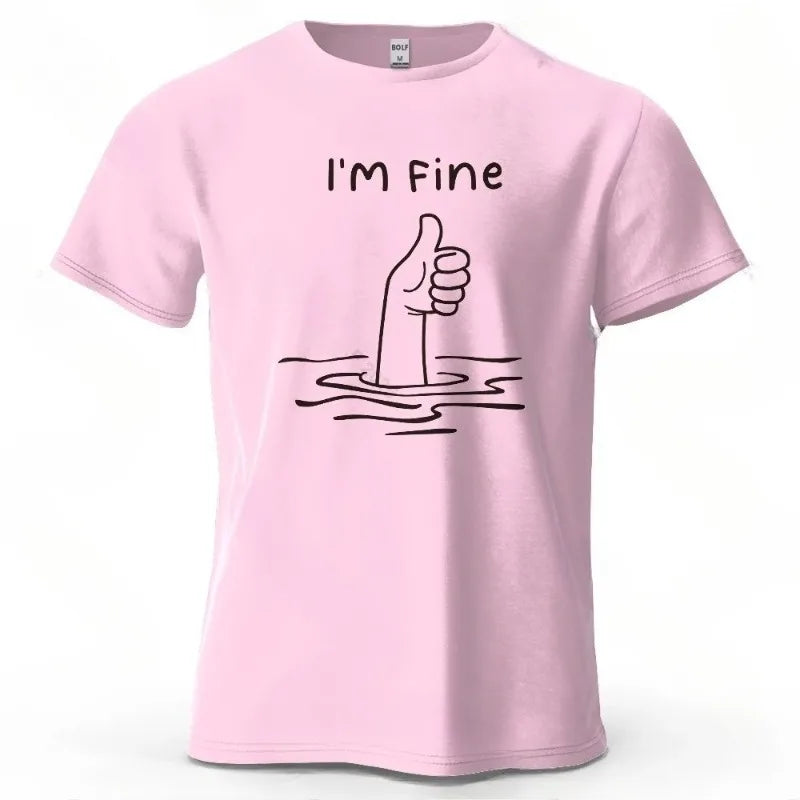 Men T-Shirt 100% Cotton Oversized Minimalist Cartoon Graphic fashion Streetwear Breathable Fabric Simple Stylish Style Tops Tees