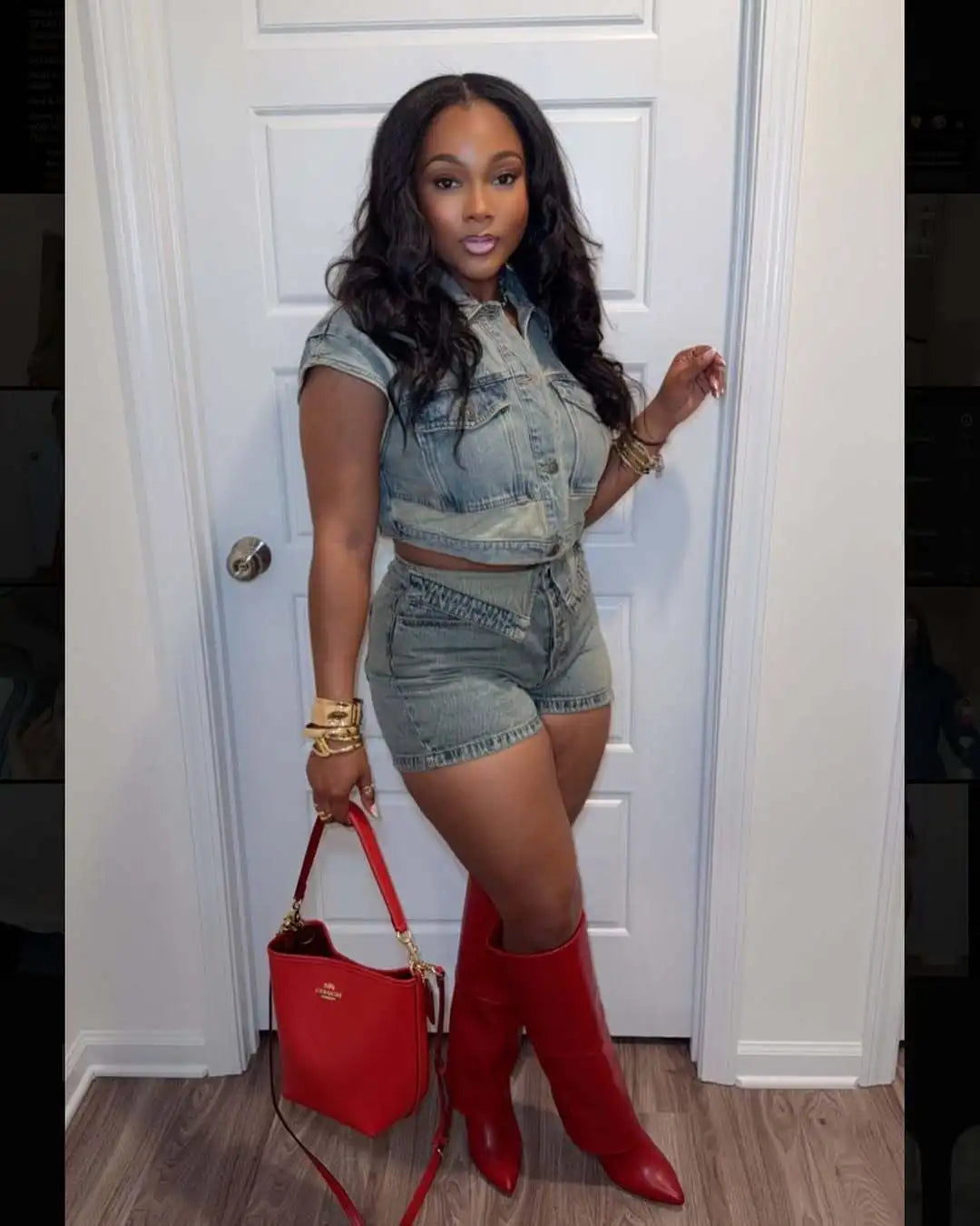 Shorts Sets Women Denim 2 Piece Suit Top Jeans Ensemble Summer 2025 Single Breasted Turn Down Collar Short Pants Vintage Outfits