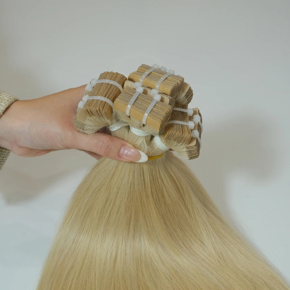 Human Hair Extensions Tape Hair 100% Natural No Synthetic Raw Hair Vietnamese Wholesales Price Beauty Product For Women
