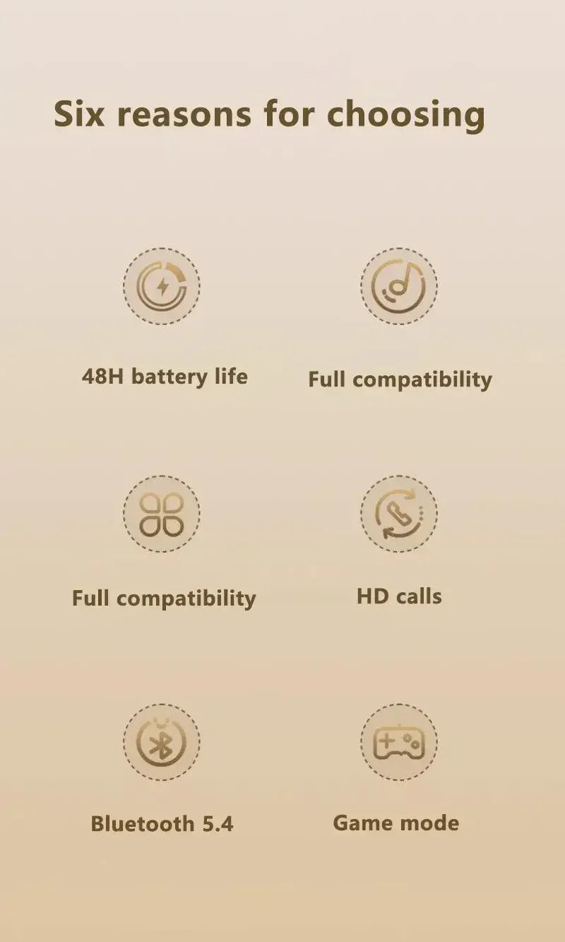 New TWS Mini Comfortable Noise-cancelling True Wireless Bluetooth Headphones With High Sound Quality Bluetooth 5.3 Earphones