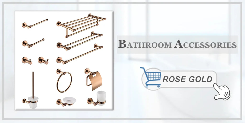 Brushed Nickel Wall Mount Stainless Steel Bathroom Hardware Set Towel Bar Towel Ring Paper Holder Robe Hook Bathroom Accessories