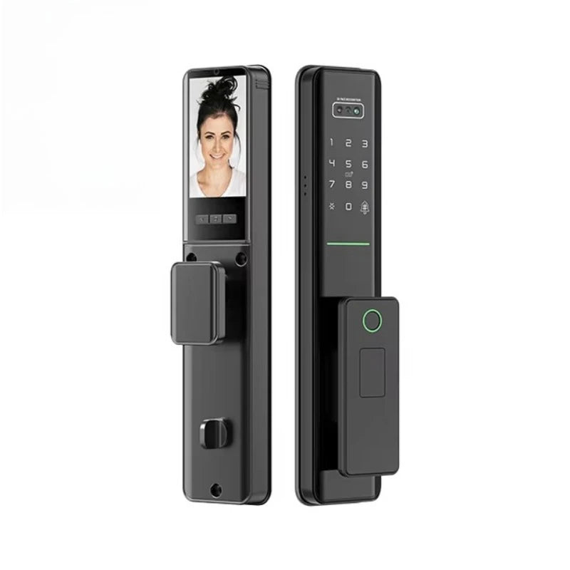 Door lock Digital fingerprint Electronic aluminum alloy Intelligent automatic graffiti Wifi Palm vein door lock