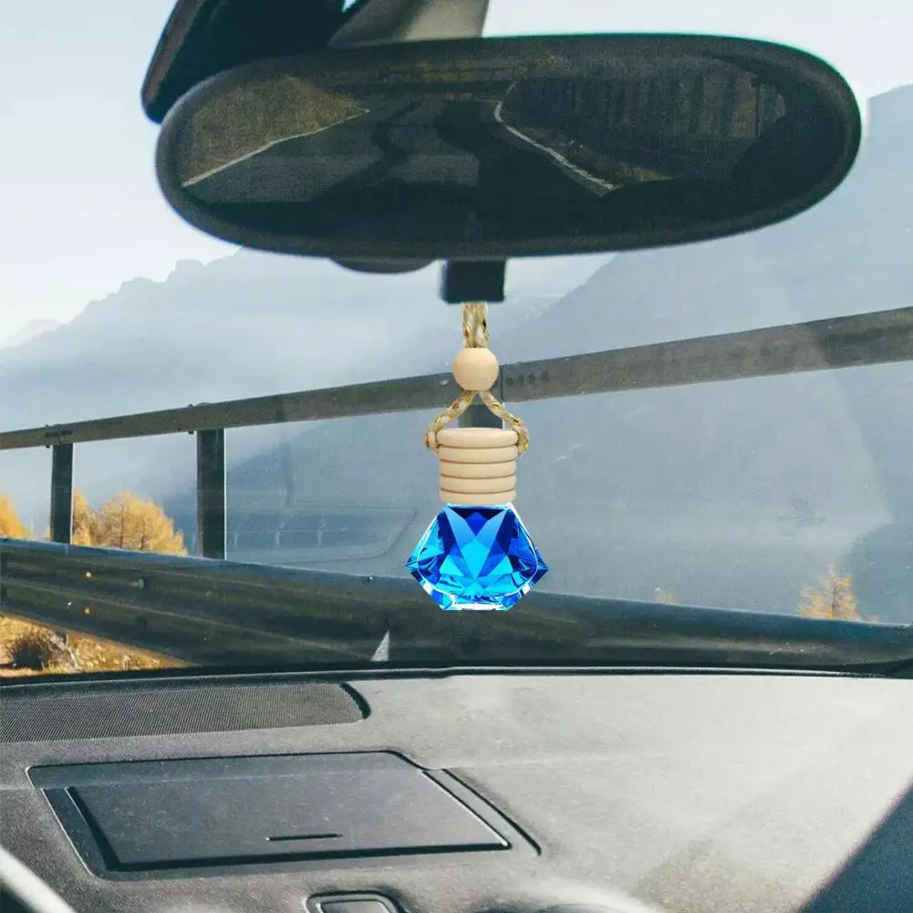 Car Perfume Pendant Include Essential Oil Air Fresheners Novelty Auto Flavoring Air Freshener Diffuser Oil Fragrance Bottle