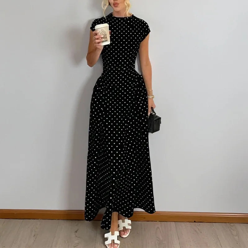 French Elegant Solid Backless Slim Fit Dress