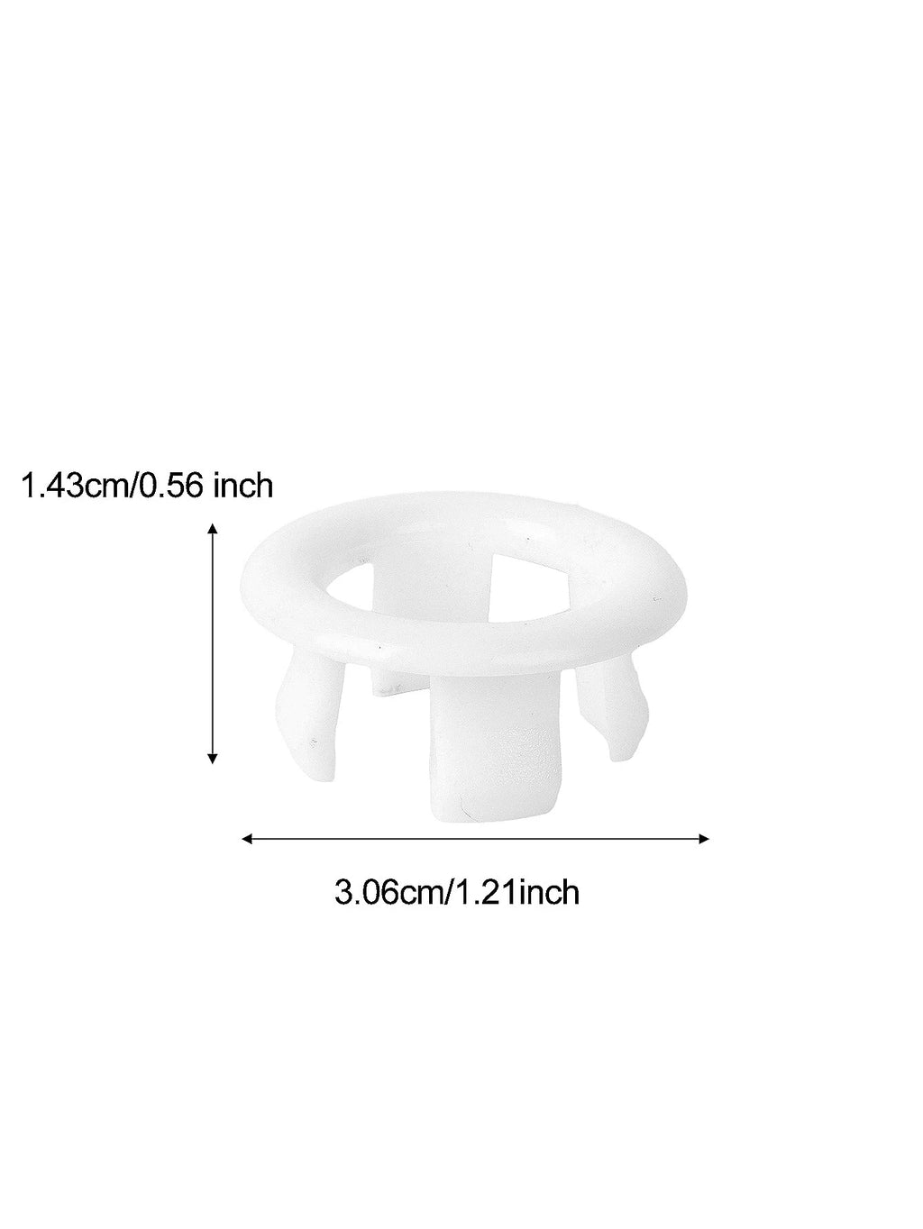 20/1pcs Wash Basin Plastic Overflow Rings Electroplated Sink Protector Scratch Universal 22-24mm Installation Bath Accessory